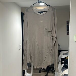 Rag & Bone long sleeve beige tee